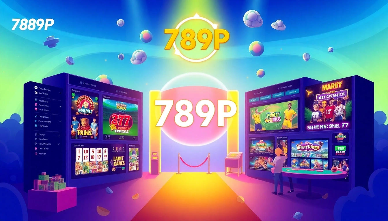 Explore the engaging interface of 789P, showcasing diverse games and secure betting features.