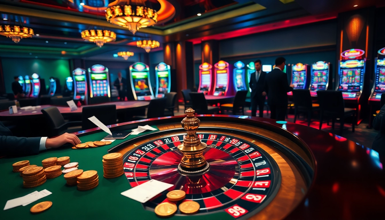 Experience the excitement of gambling at SV88.COM with a luxurious poker table scene.
