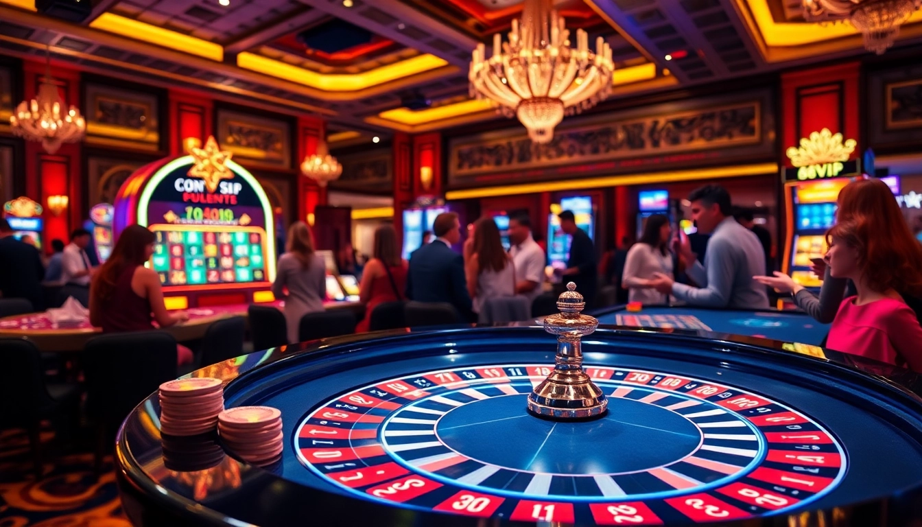 Gambler placing a bet at the luxurious 68VIP casino table with stunning visuals.