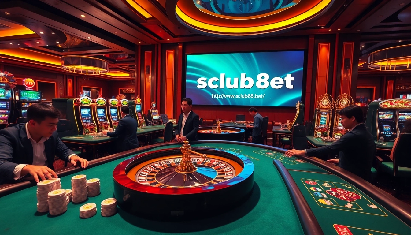Engage with thrilling games at https://www.sclub88.bet/ while enjoying elegant casino ambiance and strategic play.