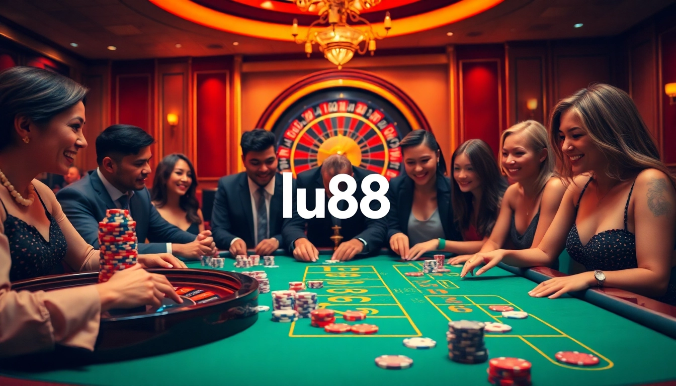Experience thrilling gameplay at lu88 casino with vibrant tables and exciting atmosphere.