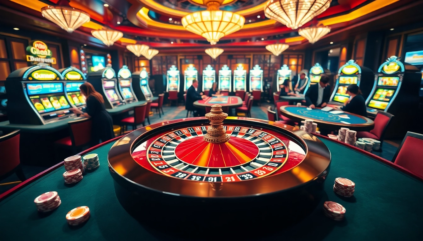 Engage with thrilling casino excitement at NH88 while playing roulette and poker in a luxurious setting.