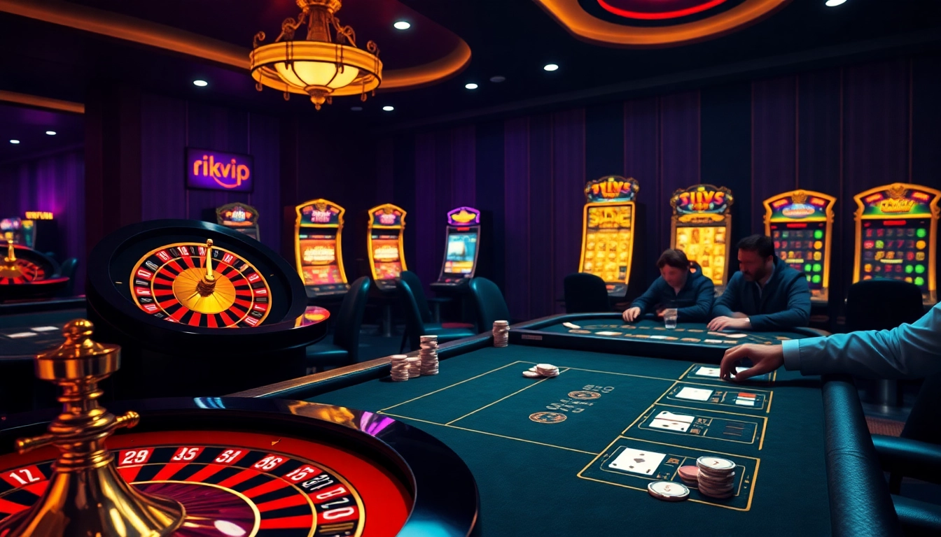 Experience the excitement of rikvip's online casino with vibrant games and thrilling action.
