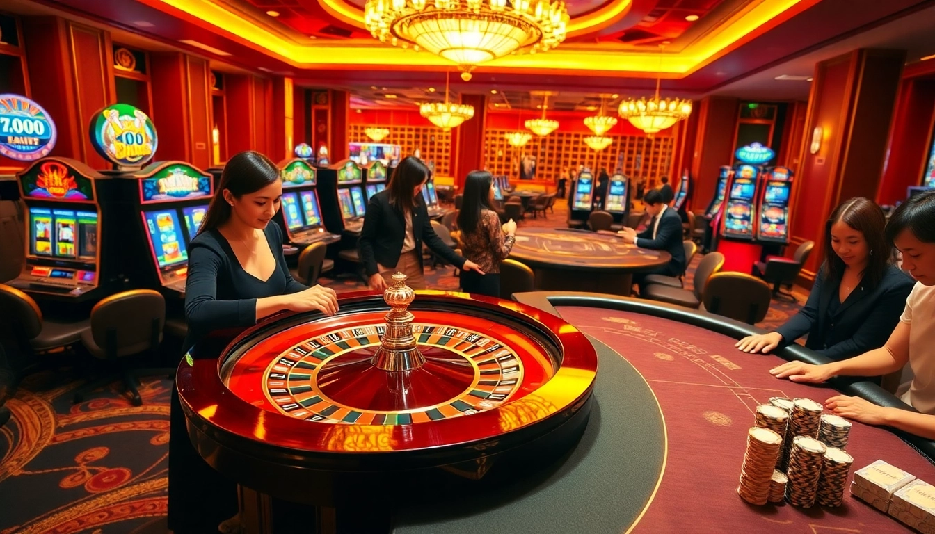 Experience the thrill of betting at Hay88's vibrant casino.