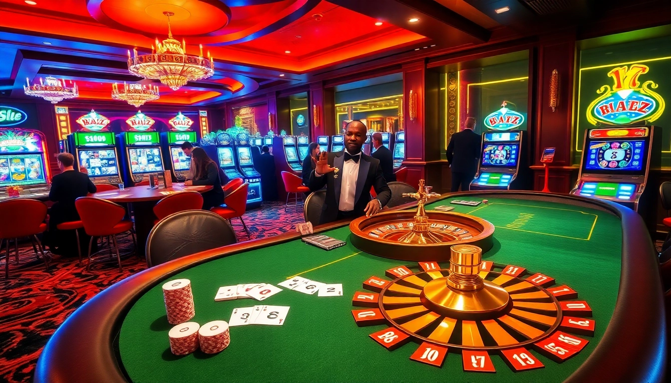 B52Club players engaged in an exciting poker game at a luxurious casino table.