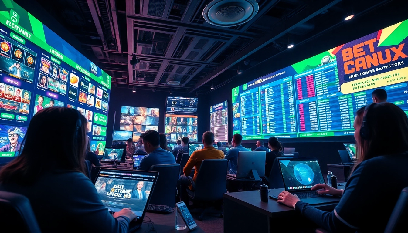 55VV online betting platform showcasing immersive gaming experience with diverse players and digital interface.