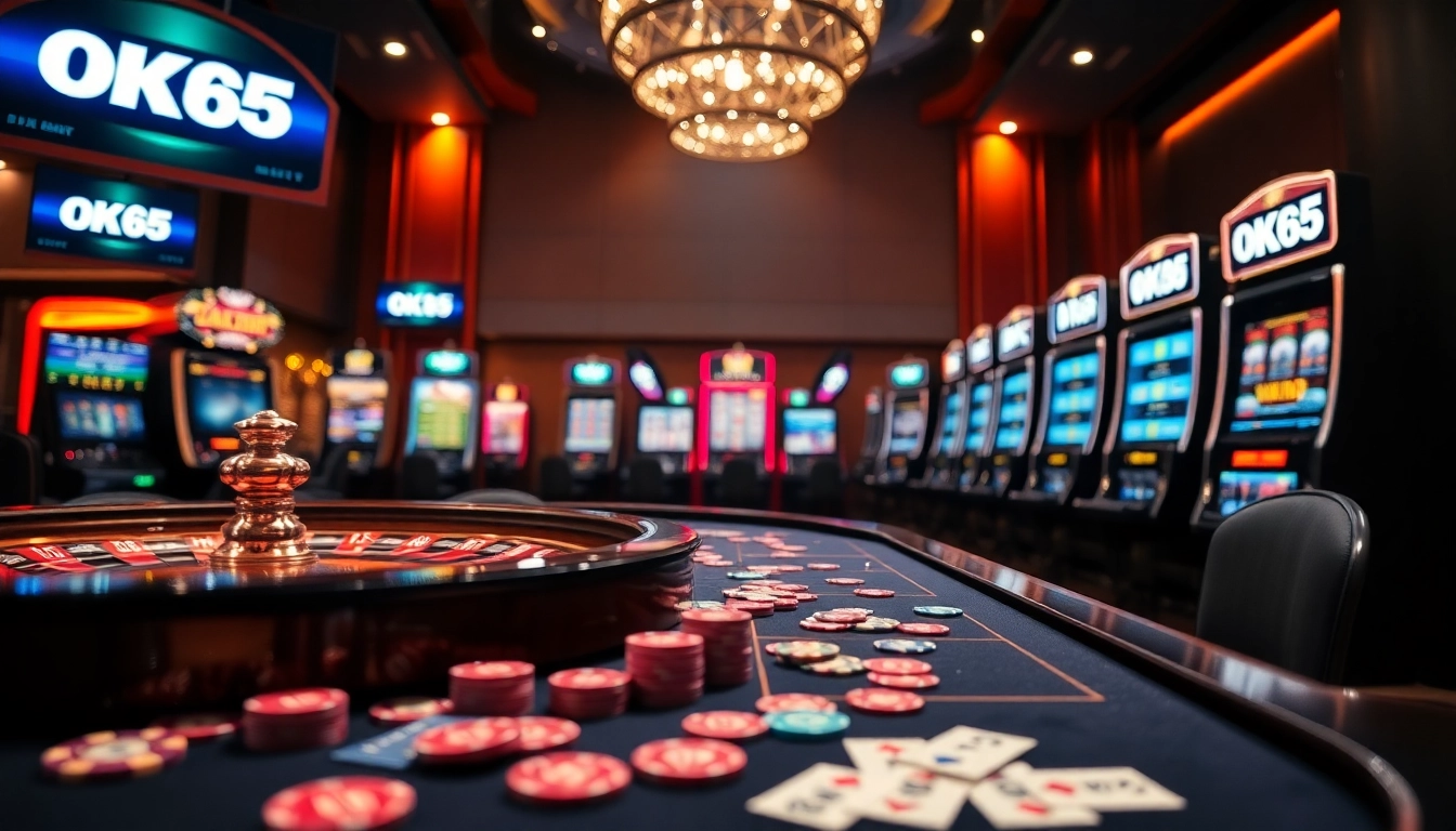 Experience thrilling online gaming at https://ok365s.co/ with vibrant tables and engaging casino elements.