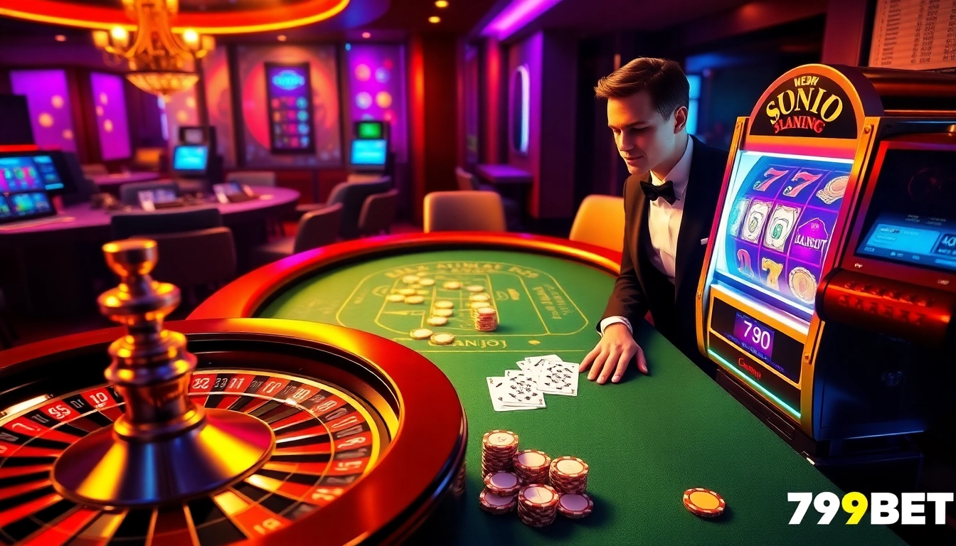 Experience the thrill of 789BET with vibrant casino gaming atmosphere.