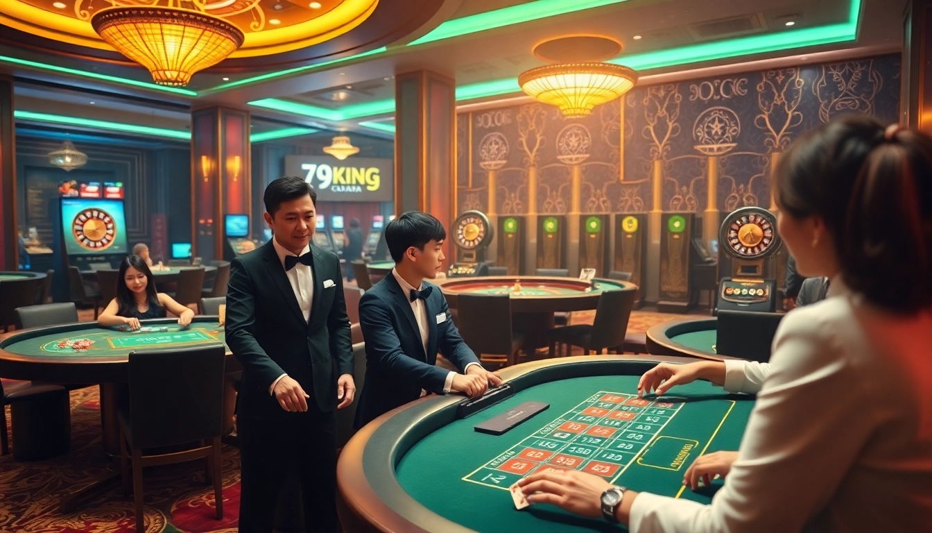 Join the excitement at https://79king.osaka/ with players enjoying luxury casino games and vibrant betting action.