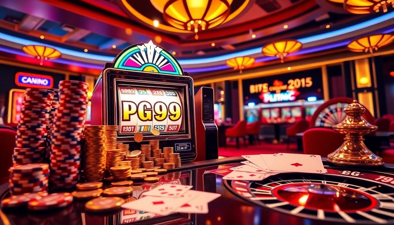 Experience the thrill of PG99 nổ hũ with vibrant slot machines and exciting gameplay.