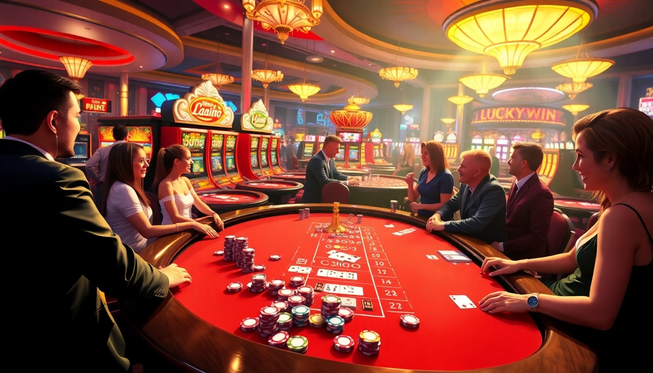 Join the excitement at Luckywin with vibrant casino games and thrilling winning opportunities.