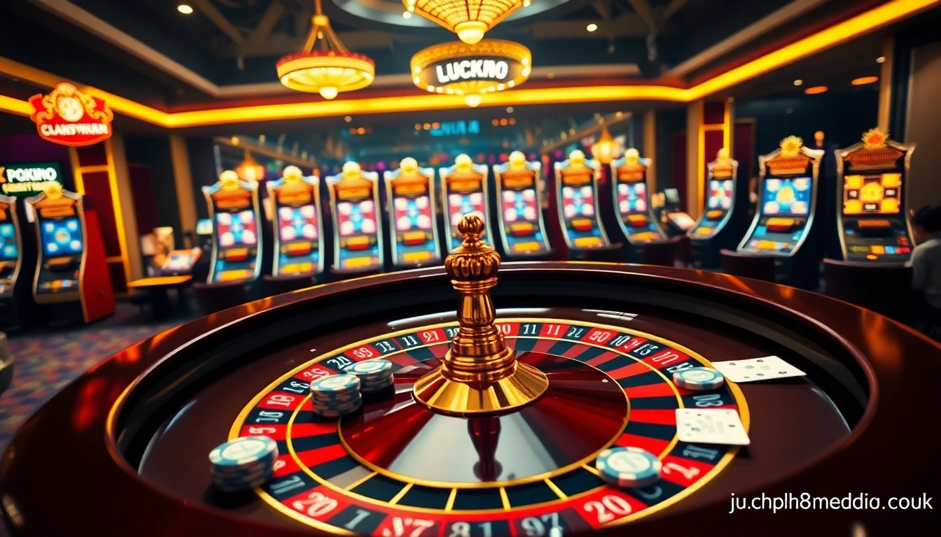 Experience excitement at LUCK8 with engaging online casino games and vibrant roulette tables.
