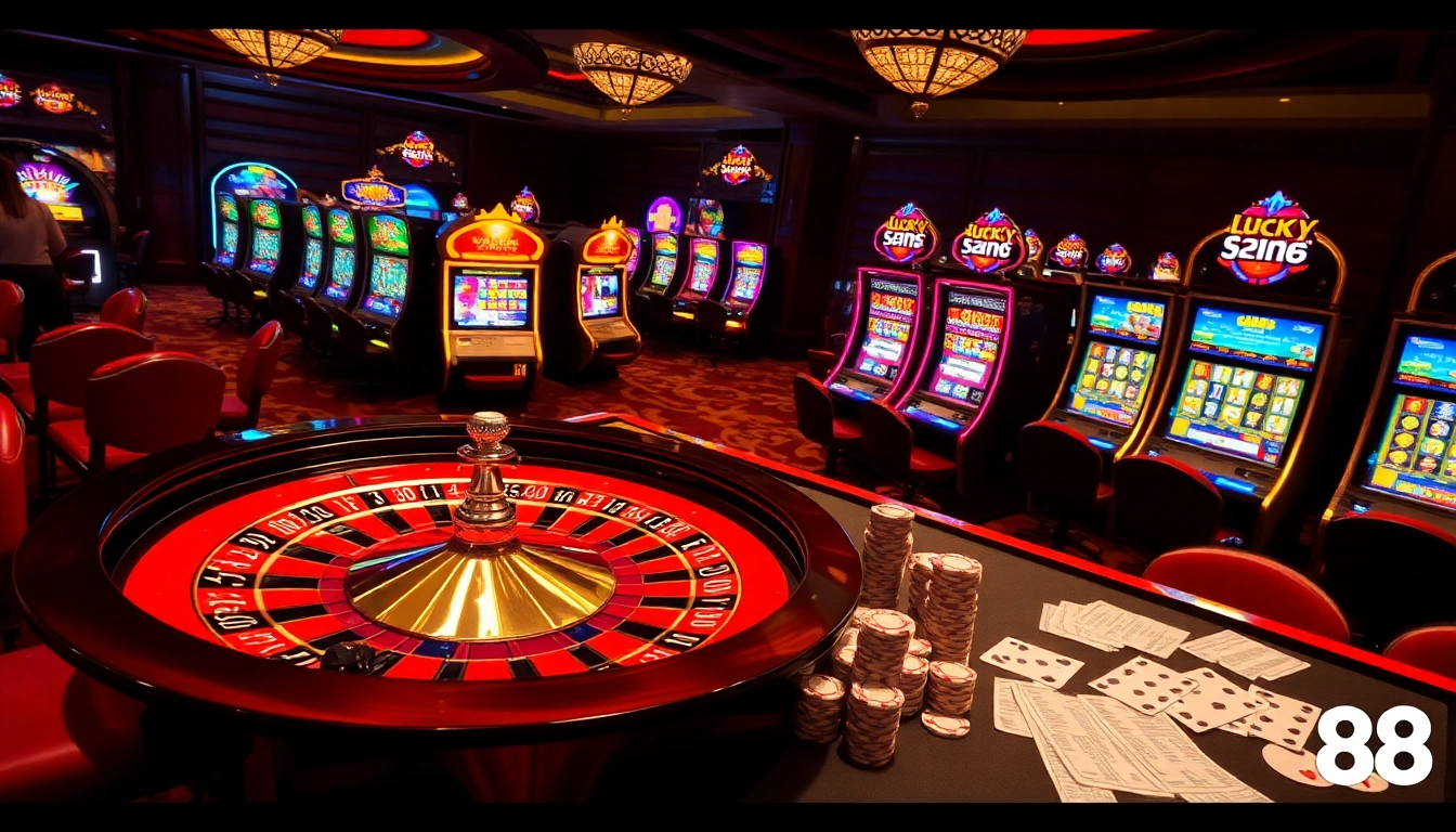 Experience the thrill of winning at Lucky88 Casino with roulette and exciting slot games.