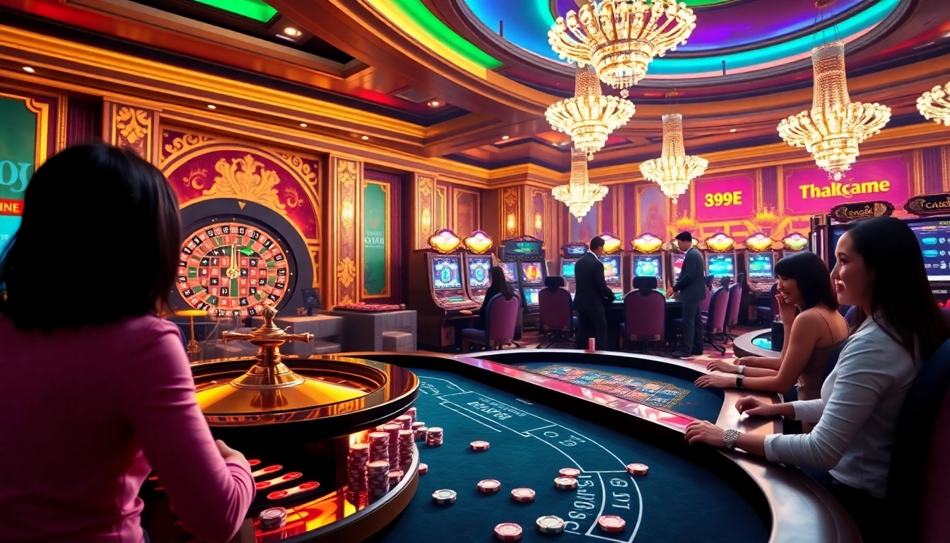 Engage in thrilling gaming experiences at 999E with vibrant slots, roulette, and poker tables.