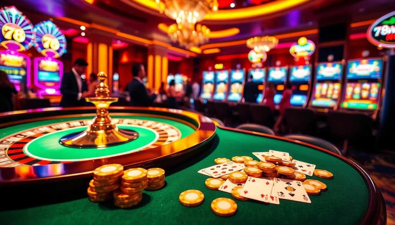 Spin the roulette wheel at 78WIN casino, where excitement and luxury meet.