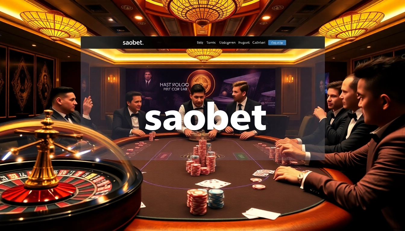 Experience the thrill of casino action at https://saobet.website/ with poker games and rich visuals.