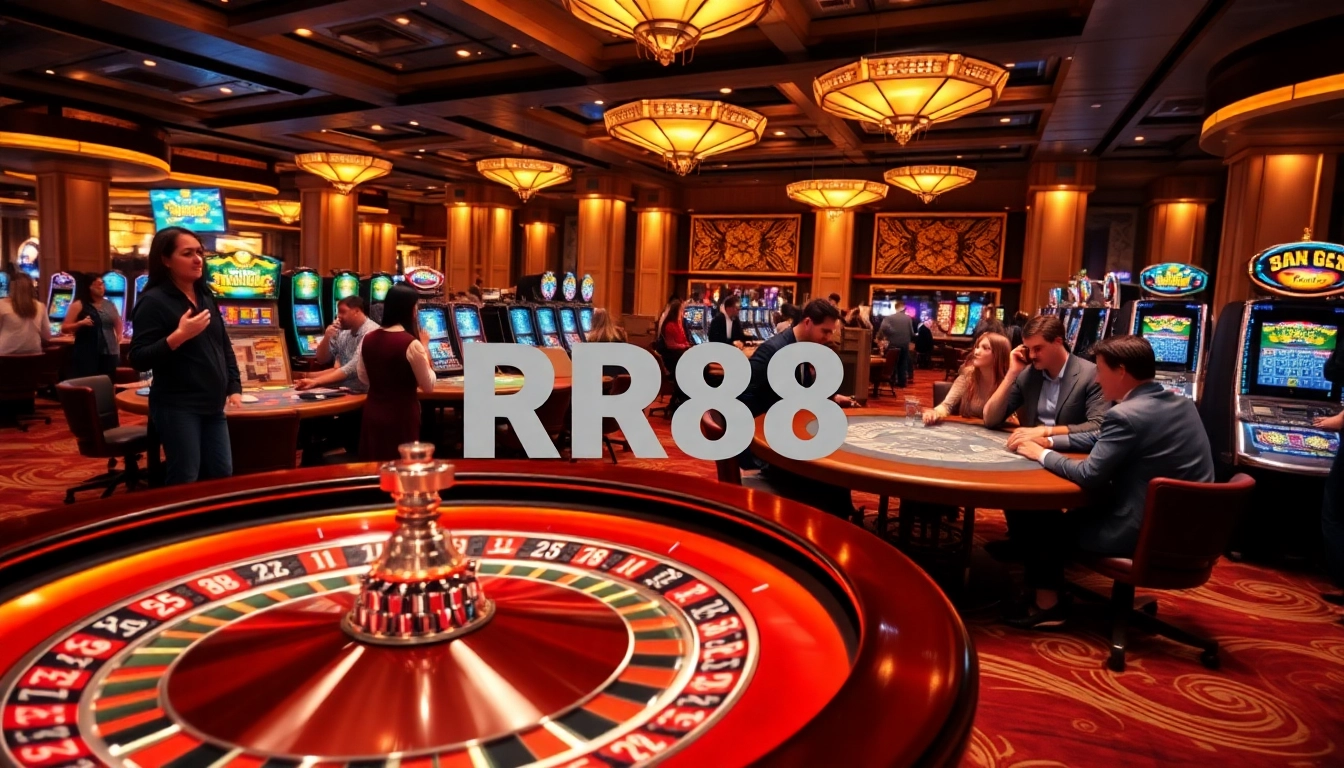 Experience thrilling games at RR88 casino with vibrant tables and dynamic players.