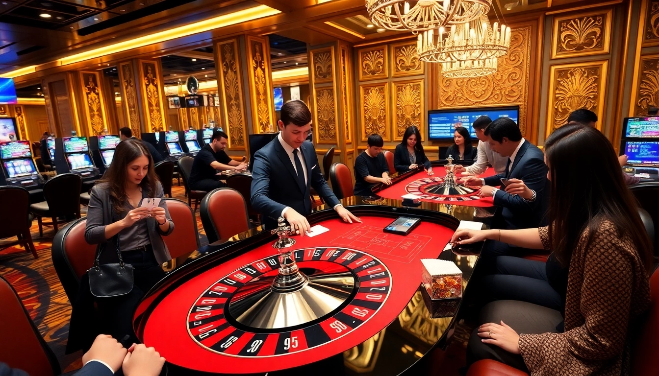 Experience the luxury of LUCK8 as players engage in thrilling casino games with high stakes.