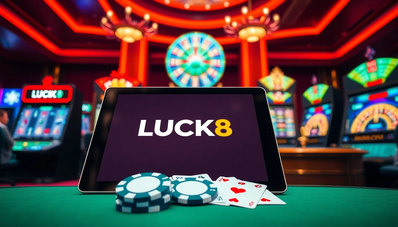 Experience thrilling online gambling at https://luck8.media/ with engaging slot machines and poker action.