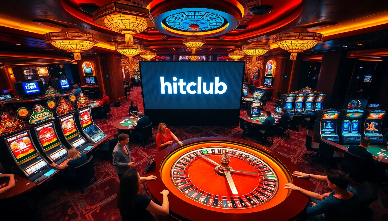Experience the thrill of hitclub casino gaming with vibrant tables and engaging players.