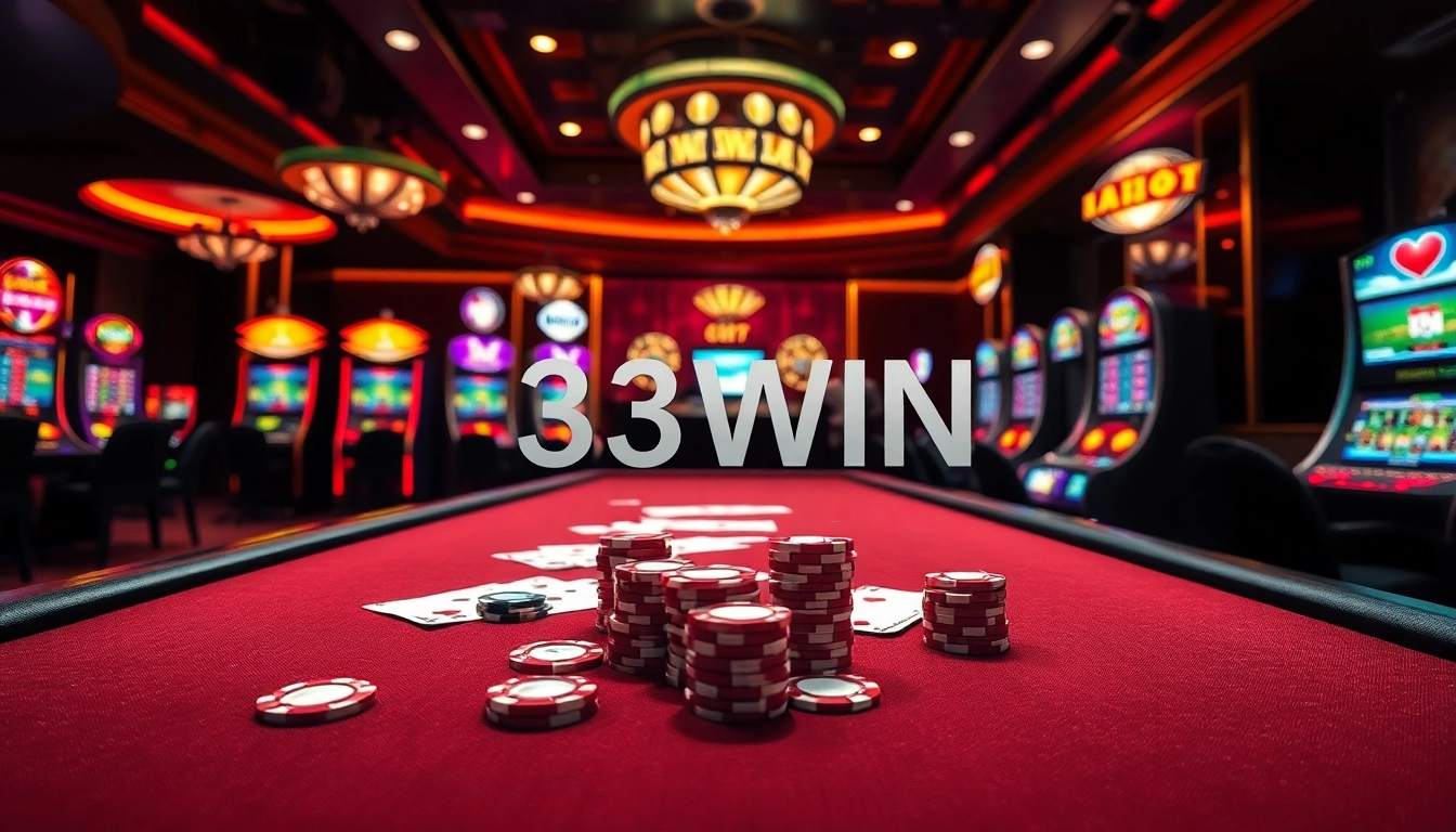 Play an exciting game at 33WIN casino with vibrant poker tables and engaging gameplay.