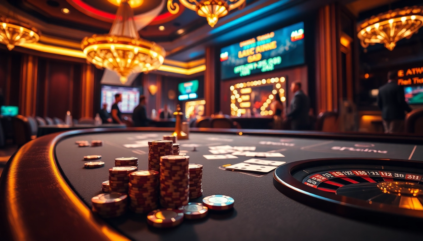 Experience the excitement of ALo789 with high-stakes poker chips and a roulette wheel.