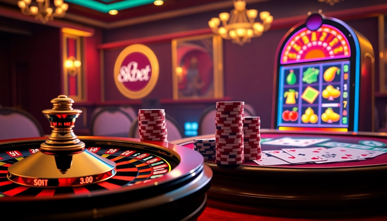 Experience thrilling online casino games with 8kbet’s vibrant roulette and poker scene.