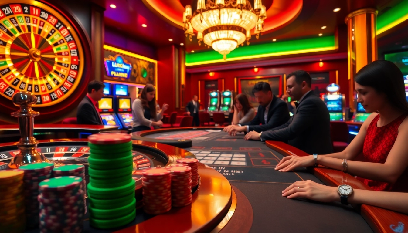 Experience thrilling gaming at Luck8 nhà cái uy tín with vibrant tables and engaged players.