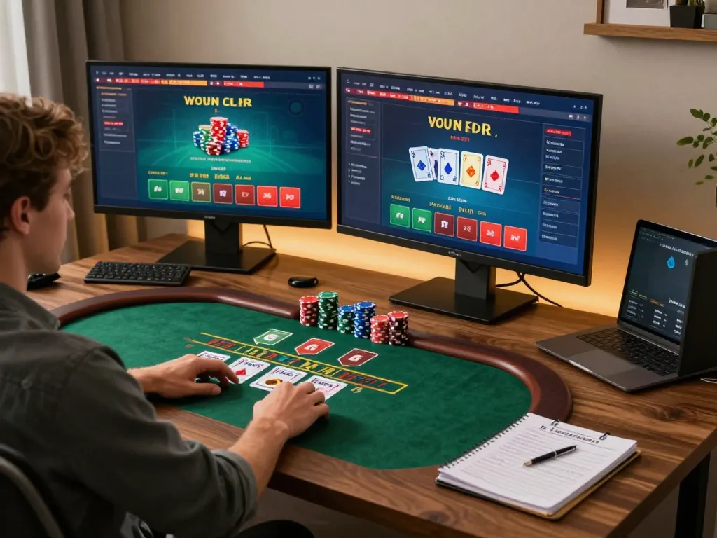 Experience strategic live blackjack gaming at 789win with an engaging home setup.