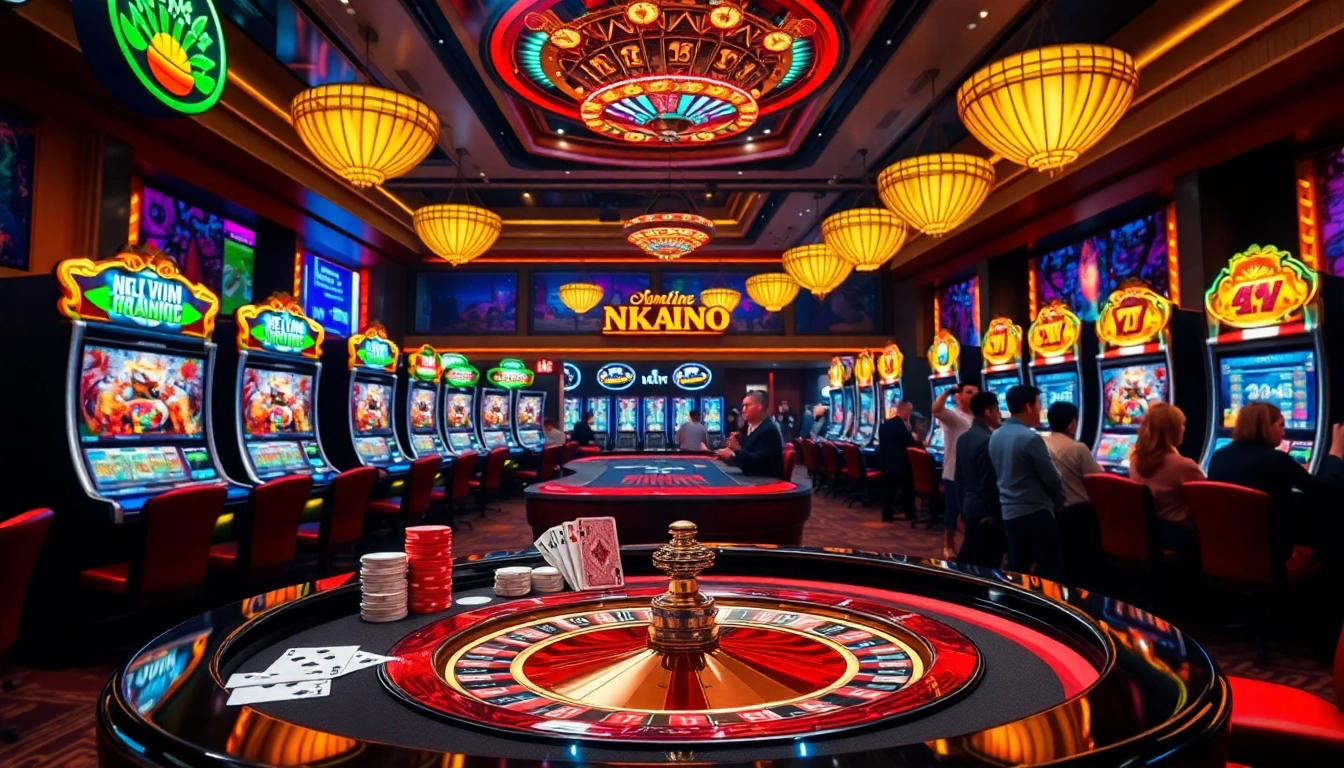 Nổ hũ 69VN captivates players with vibrant slot machines and a luxurious casino atmosphere filled with excitement.
