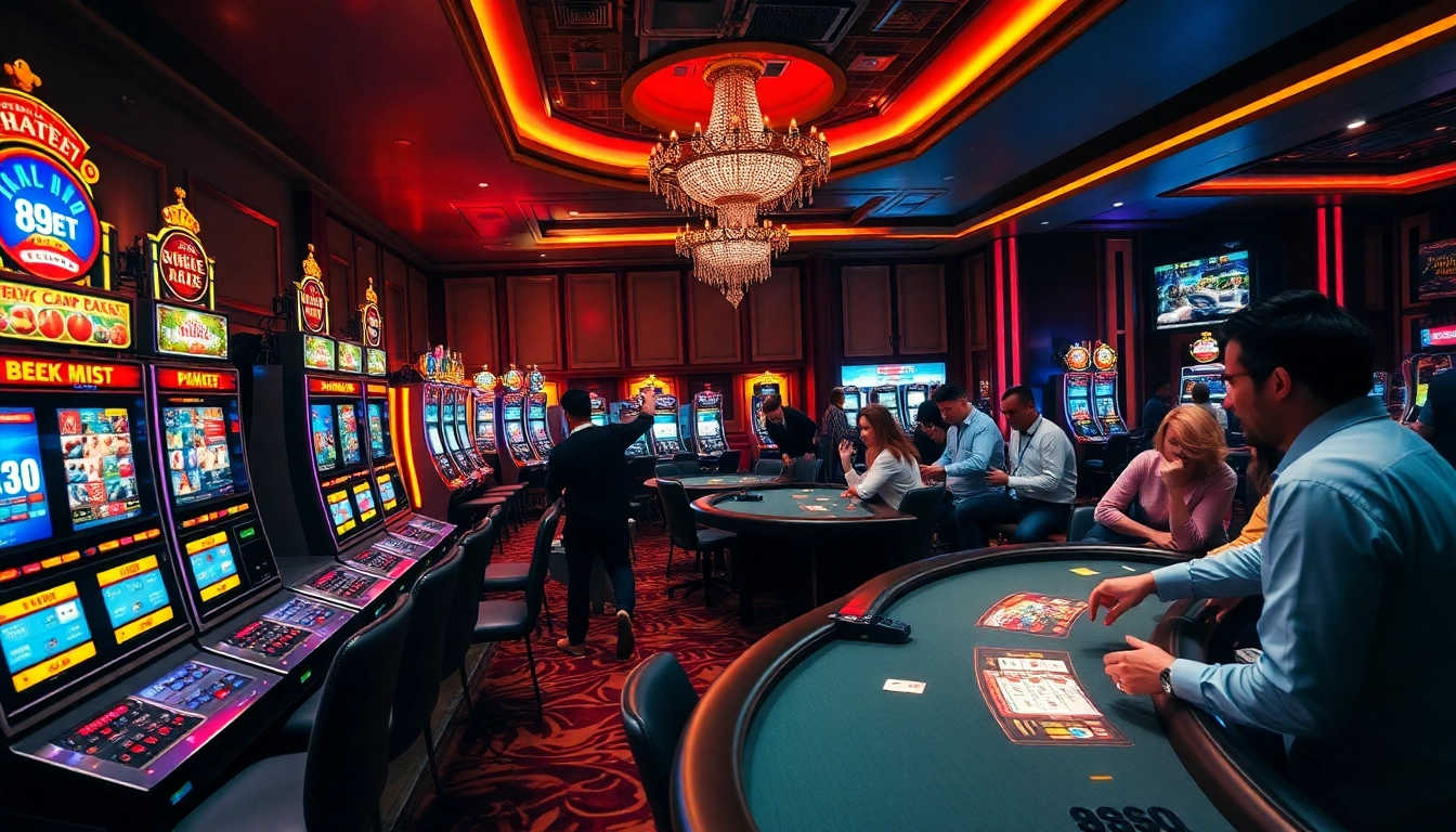 Players experiencing the excitement of betting at 89bet's advanced gambling platform.