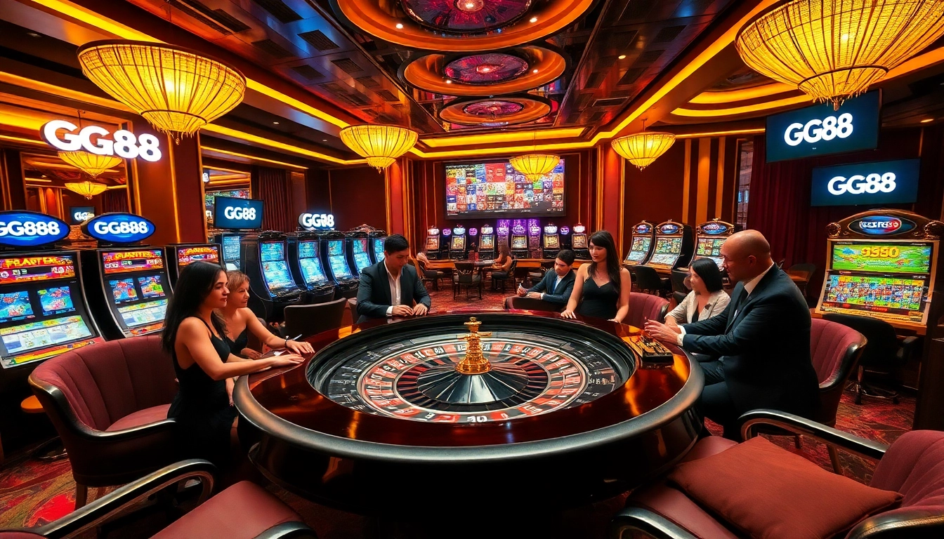 Experience high-stakes gaming at GG88, where real players engage in thrilling casino action.