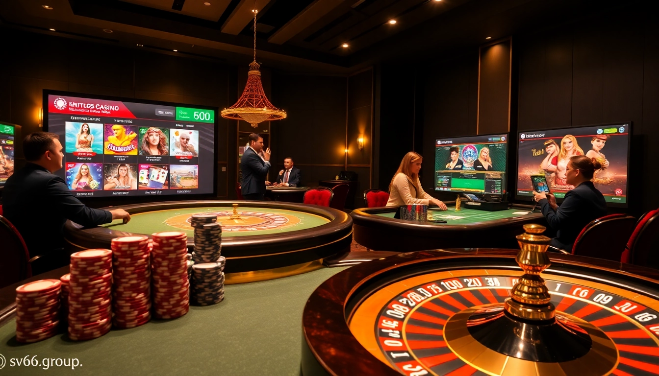 Experience thrilling gaming at https://sv66.group/ with vibrant casino tables and engaged players.