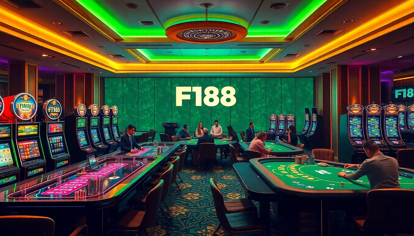 Experience thrilling gameplay at https://f168.win/ with dynamic casino tables and vibrant slot machines.