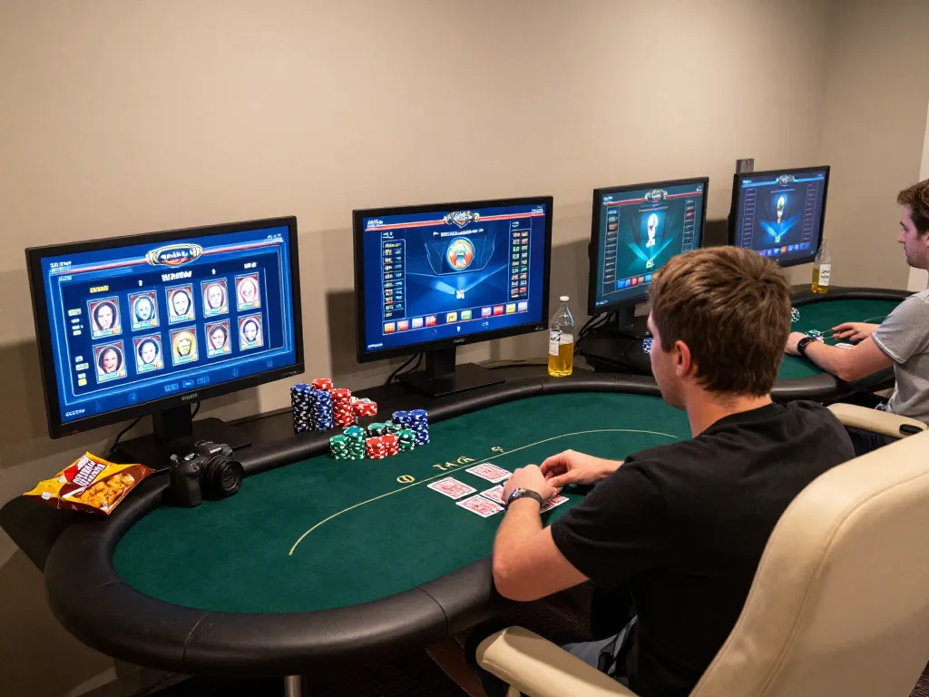 lương sơn tv delivering an immersive online poker experience with players strategizing