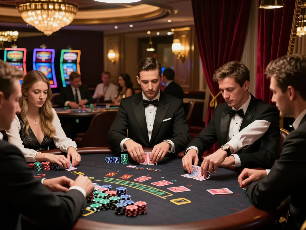 Engaging blackjack moment at a 79KING casino table highlighting strategy and excitement