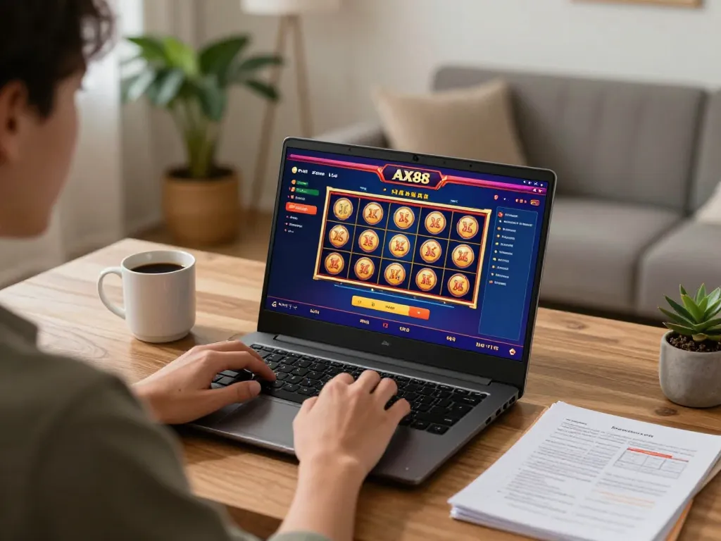 Play online slots with AX88 link vào for exciting gaming experience at home