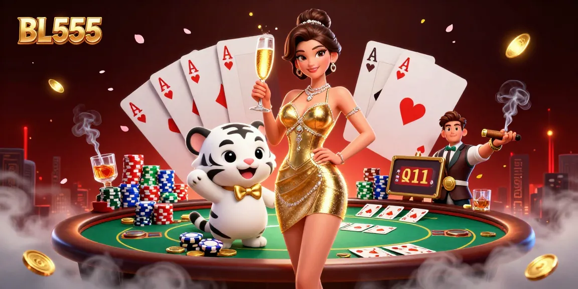 Experience thrilling gameplay at BL555 with immersive casino atmosphere and dynamic characters.