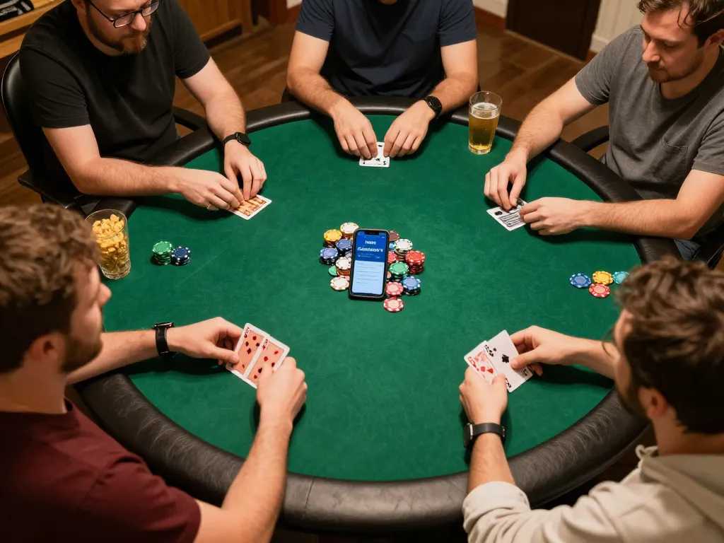 CakhiaTV app enhance the excitement during a lively poker night at home, capturing competitive moments.