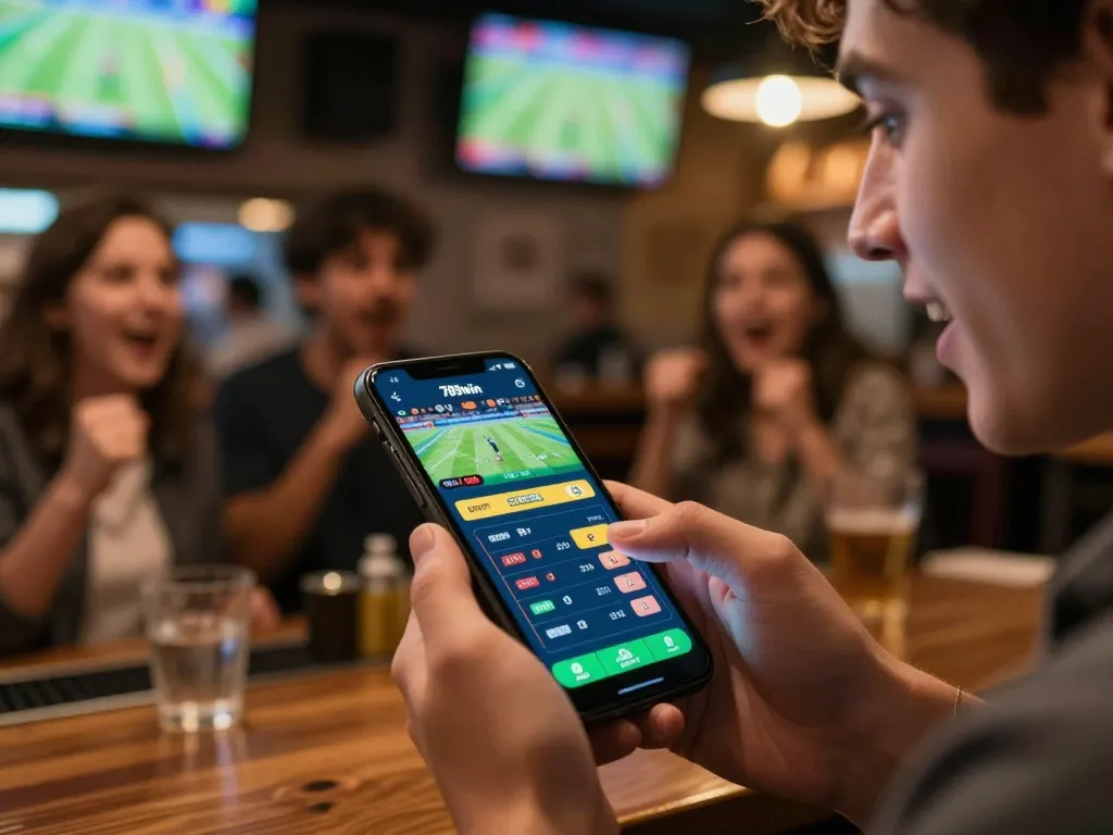 Experience the excitement of betting on sports with the 789win app in a lively environment.