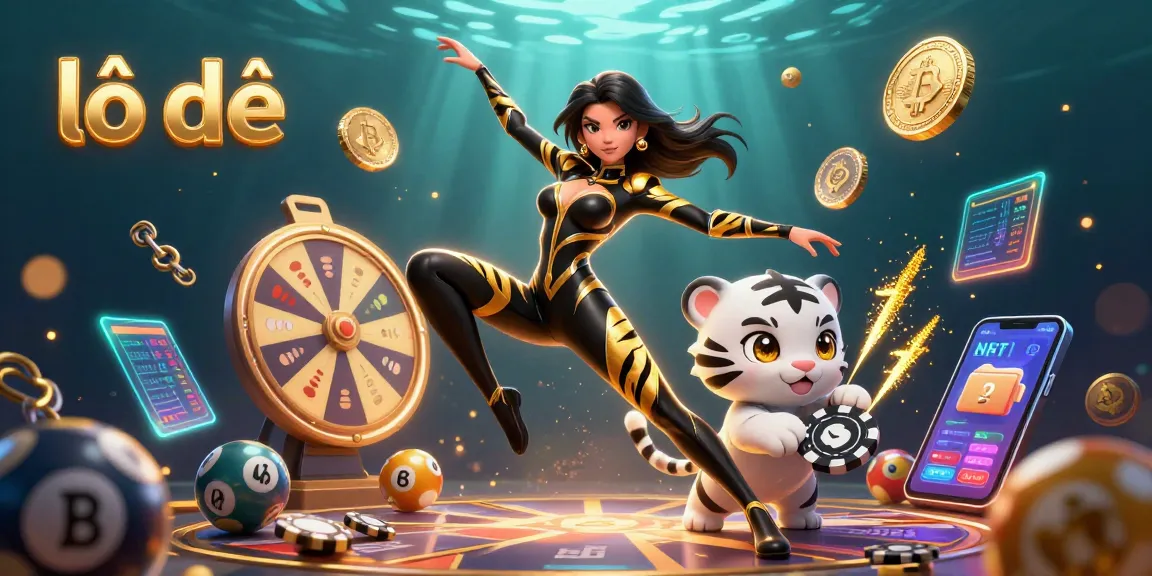 Engage in exciting lô đề gameplay with colorful elements and a dynamic casino scene.