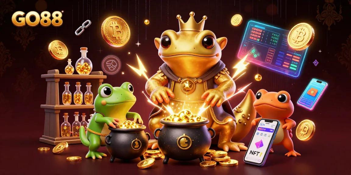 Experience gaming excitement at GO88 with dynamic alchemical transformations and rich gold elements.