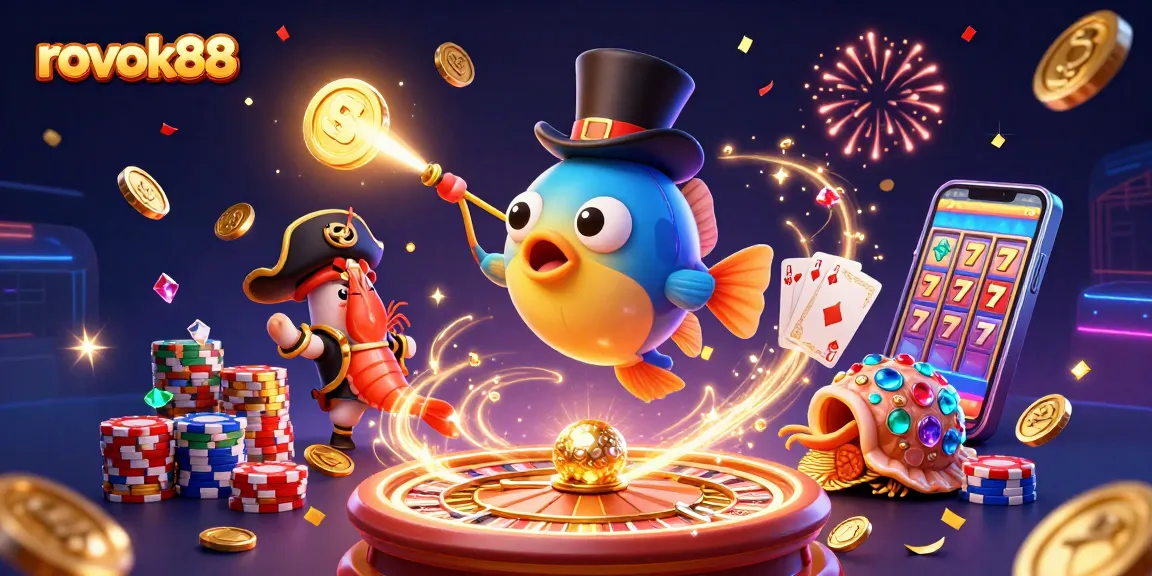 Engage with rokok88's thrilling energy of a vibrant casino scene filled with lucrative treasures and excitement.