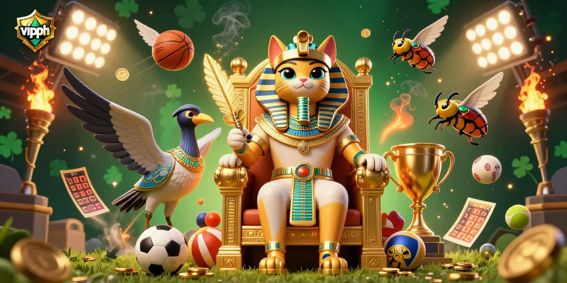 Experience thrilling gameplay at vipph with dynamic sports elements and vibrant characters in this captivating 3D illustration.
