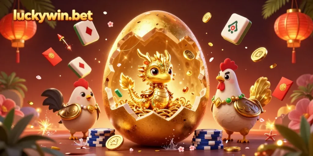 Experience the thrill of luckywin-bet with a dazzling dragon scene full of rich gaming elements.