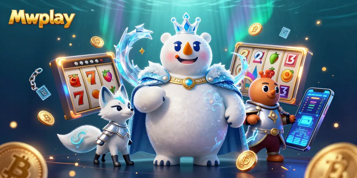 Experience thrilling gaming adventures with Mwplay's dynamic online casino, featuring vibrant slot games and crypto elements.