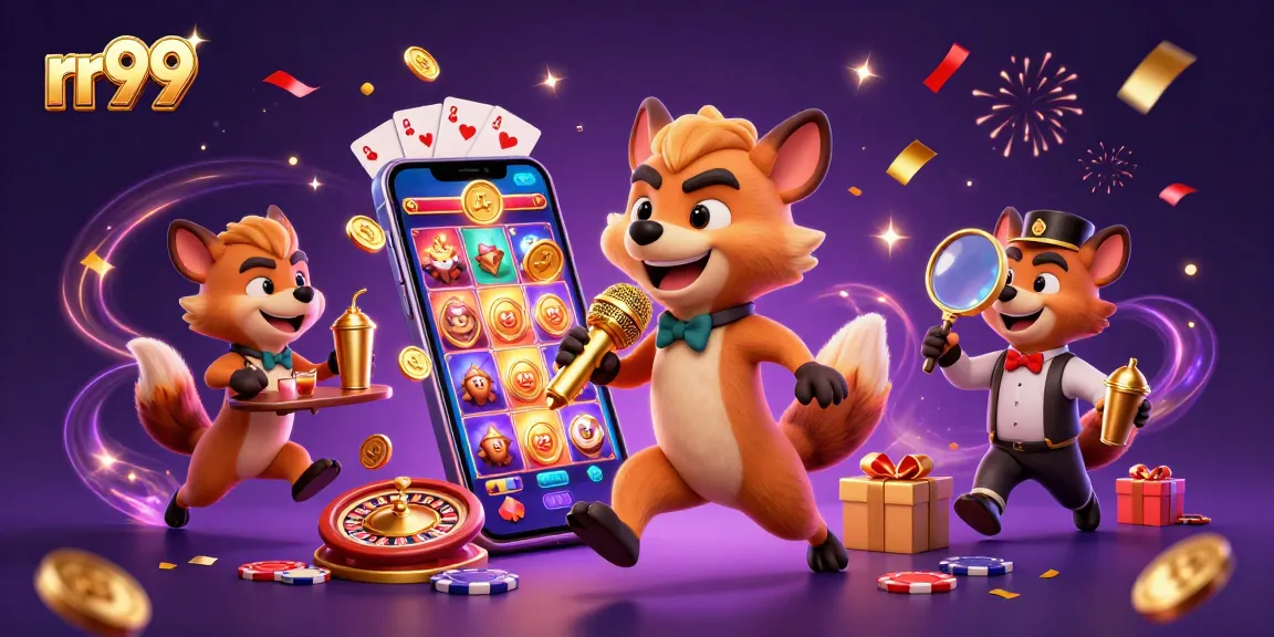 Experience the fun at rr99 casino with hyenas entertaining and winning big.