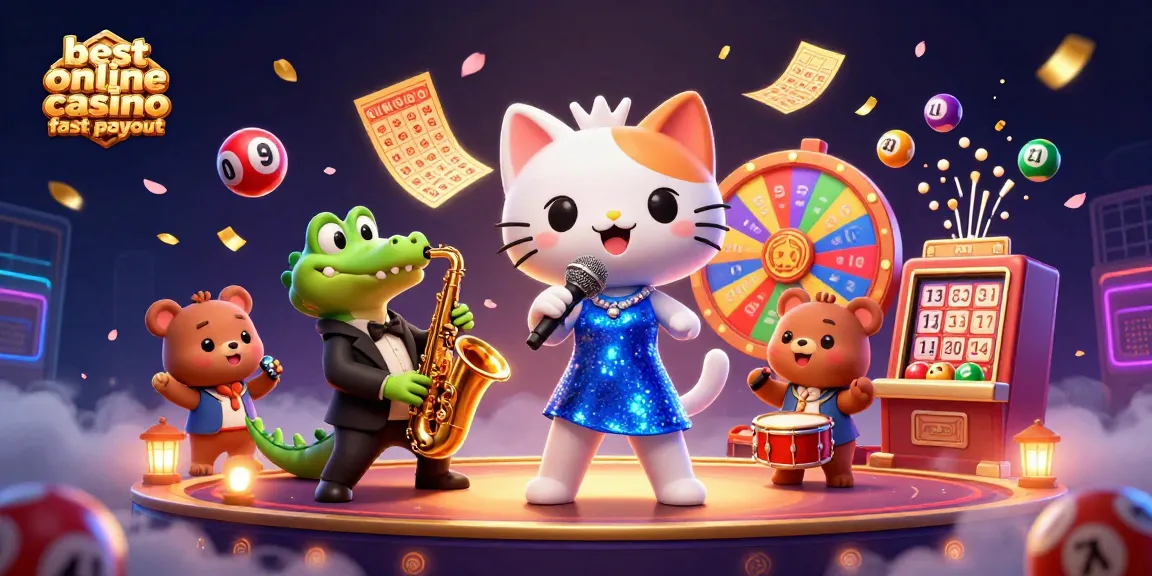 Experience the excitement at the best online casino fast payout with lively characters and vibrant game elements.