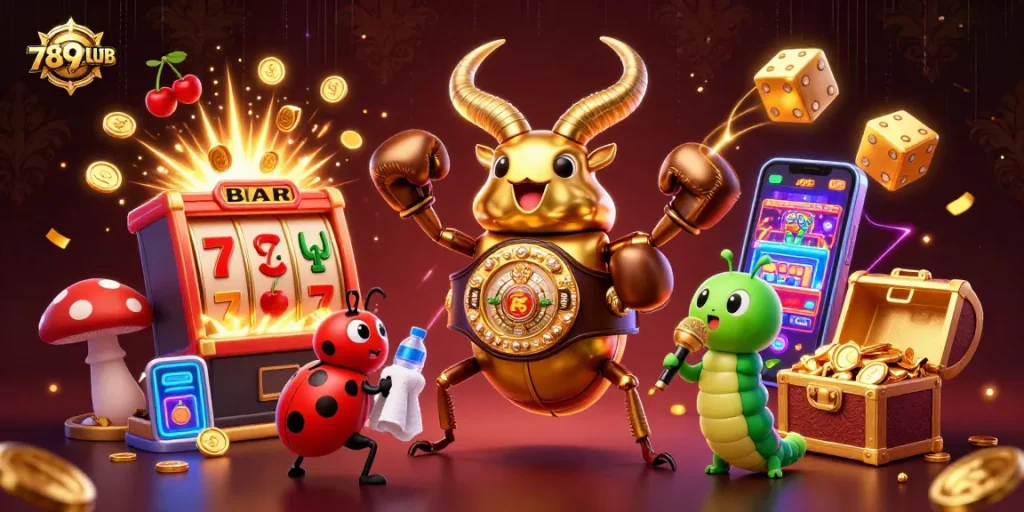 Experience the thrill of 789CLUB with a dazzling jackpot explosion amid a vibrant casino scene.